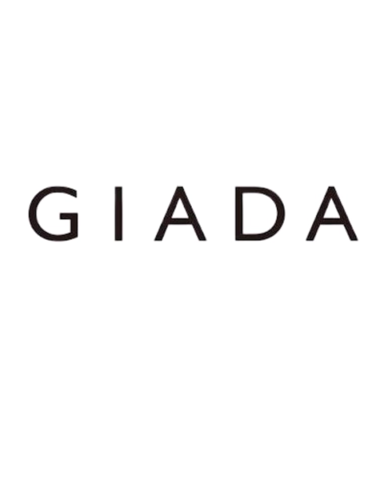 GIADA logo text in black letters on white background