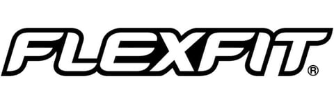 FLEXFIT logo in bold italic lettering with registered trademark symbol