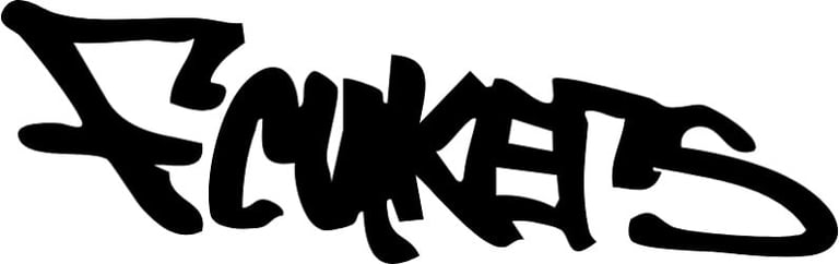 Black graffiti-style text reading Rockets with angular, bold lettering